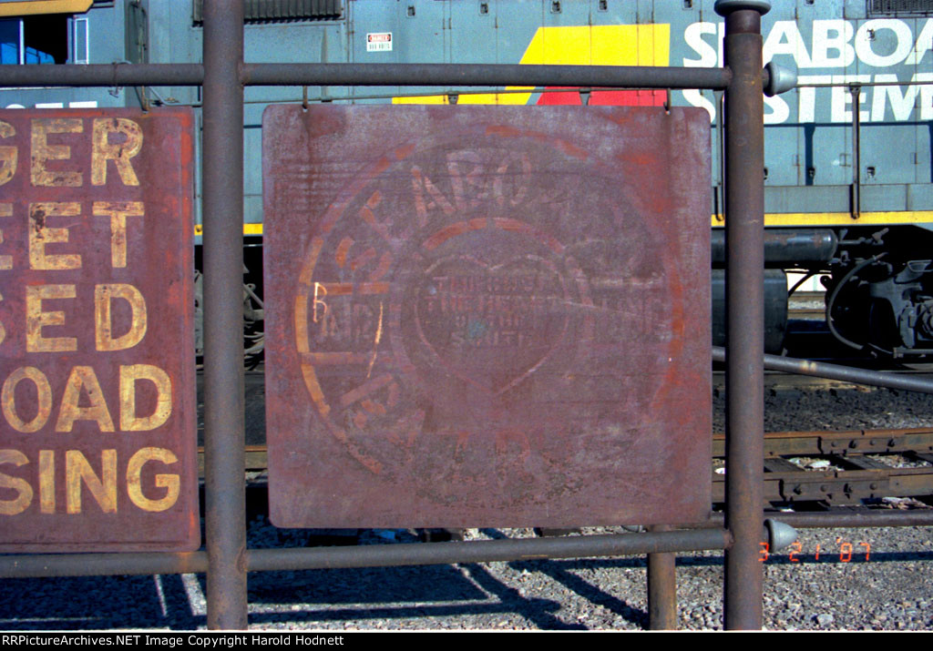 Original Seaboard Air Line sign